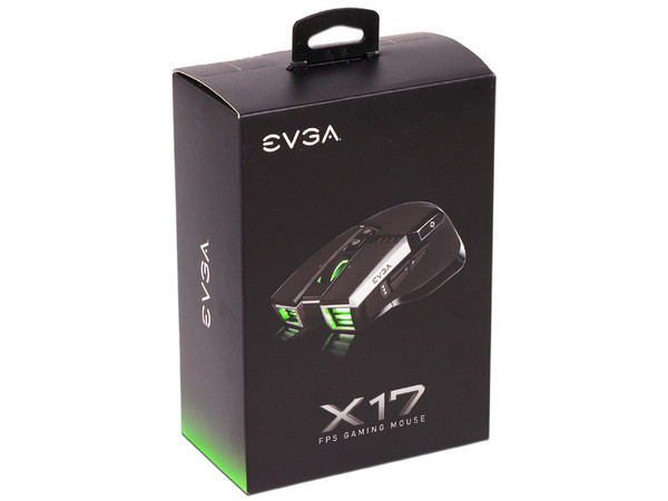 Mouse Gamer EVGA X17, 16,000 dpi, 10 Botones, 5 Perfiles RGB, USB. Color Negro.