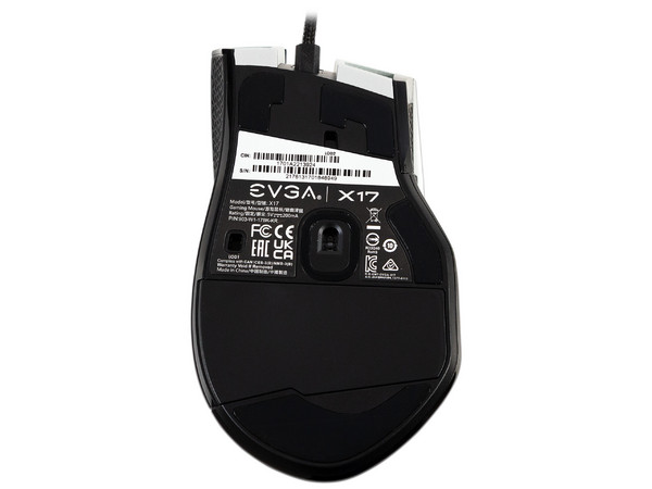 Mouse Gamer EVGA X17, 16,000 dpi, 10 Botones, 5 Perfiles RGB, USB. Color Negro.