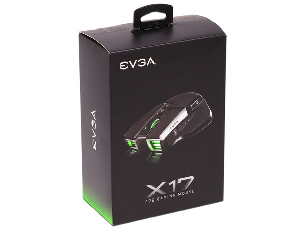 Mouse Gamer EVGA X17, 16,000 dpi, 10 Botones, 5 Perfiles RGB, USB. Color Gris.