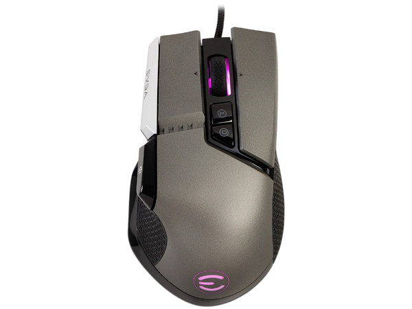 Mouse Gamer EVGA X17, 16,000 dpi, 10 Botones, 5 Perfiles RGB, USB. Color Gris.