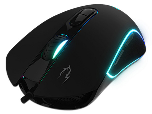 Mouse Gamer Gamdias Zeus E3, hasta 3,600 dpi, 7 botones, RGB. Color Negro.
