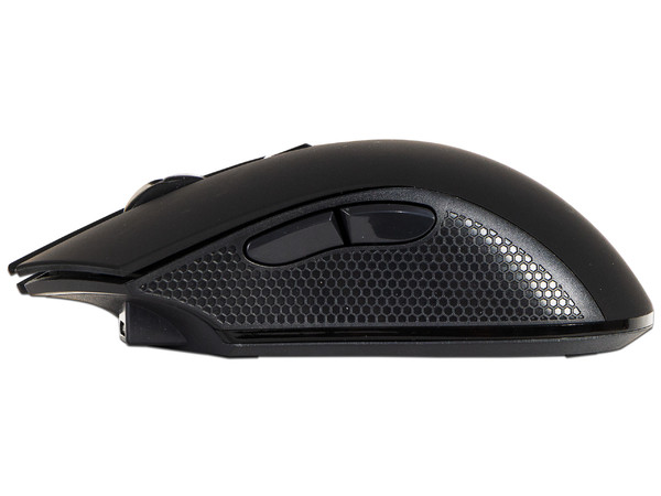 Mouse Óptico Gamer Inalámbrico Game Factor MO-600, hasta 2400 Dpi, 6 Botones. Color Negro.