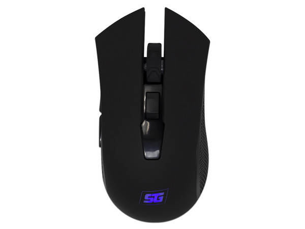 Mouse Gamer Inalámbrico GameFactor MO-600, hasta 2400 Dpi, 6 Botones. Color Negro. Caja Abierta