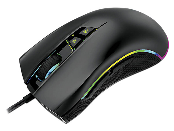 Mouse Gamer Game Factor MOG500, hasta 4,000dpi, USB. Color Negro.