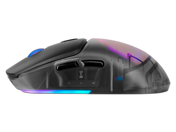 Mouse Gamer Game Factor MOW700, Bluetooth, 6 Botones, hasta 26000 DPI, Color Negro.