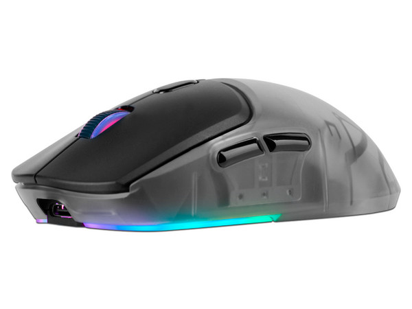 Mouse Gamer Game Factor MOW700, Bluetooth, 6 Botones, hasta 26000 DPI, Color Negro.