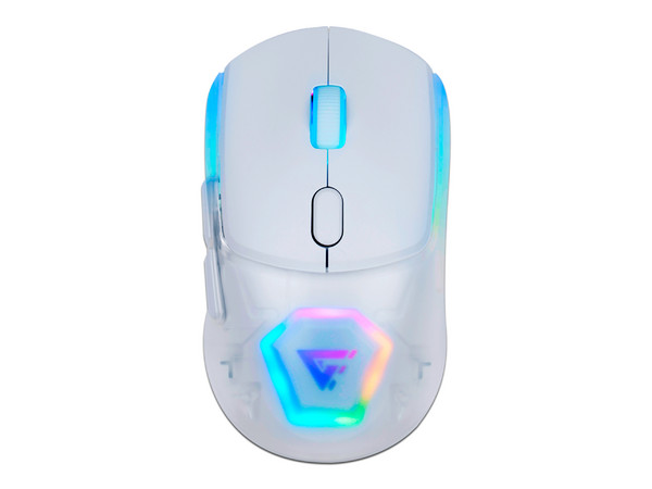 Mouse Gamer Inalámbrico Game Factor MOW700, hasta 26000 DPI, RGB, Bluetooth, Color Blanco.