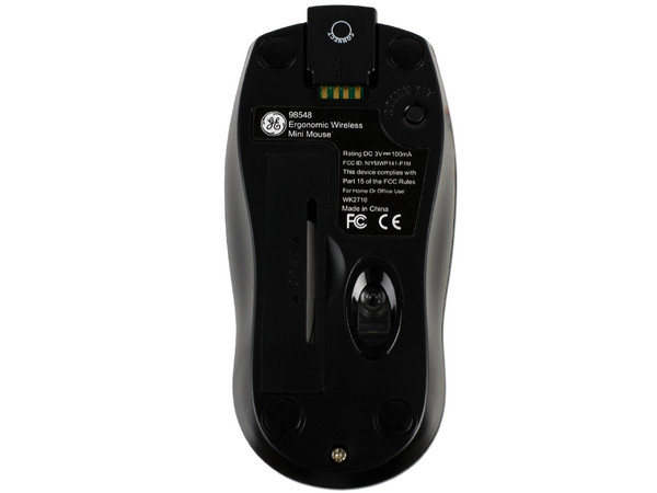Mini Mouse General Electric, Óptico Inalámbrico con Nano receptor USB