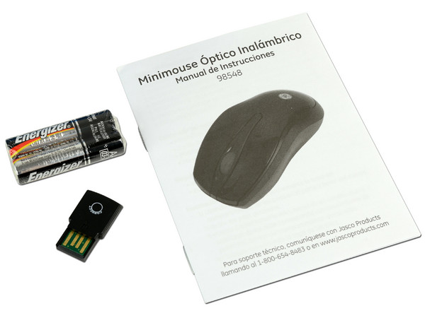 Mini Mouse General Electric, Óptico Inalámbrico con Nano receptor USB