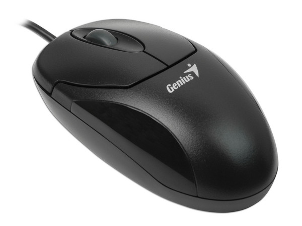 Mouse Genius XScroll óptico, PS/2. Color Negro