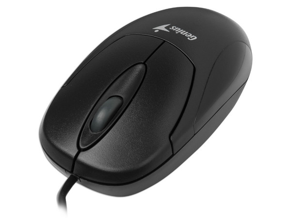 Mouse Genius XScroll óptico, PS/2. Color Negro