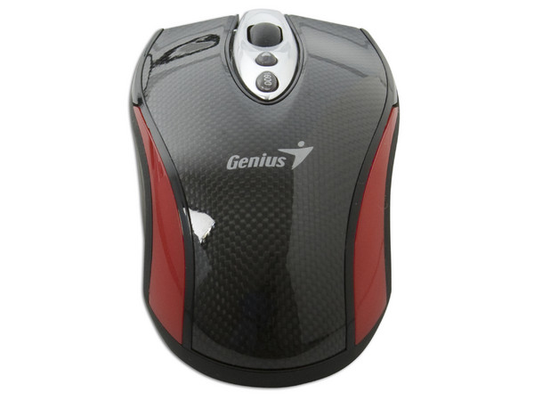 Mouse Genius Navigator 335 láser, USB. Color Negro con Rojo