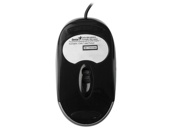 Mini Mouse Genius Traveler  305 Láser, USB. Color Plateado