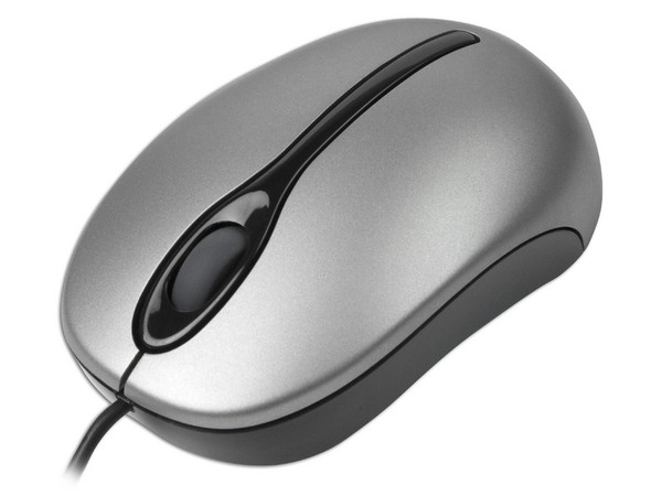 Mini Mouse Genius Traveler  305 Láser, USB. Color Plateado