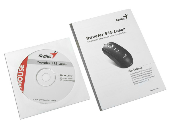 Mouse Genius Traveler 515 Láser, USB. Color Negro