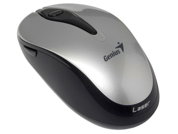 Mouse Genius Traveler T925 Láser, USB. Color Plateado