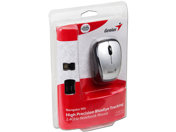 Mouse Inalámbrico Genius Navigator 905, BlueEye Tracking, USB.