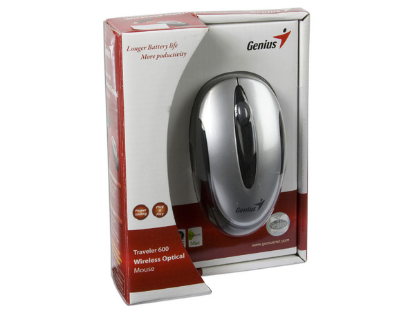 Mouse Genius Óptico Inalámbrico Traveler 600, USB