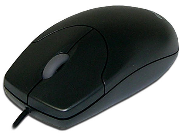Mouse Genius, 2 botones y scroll, PS/2, Color Negro