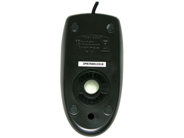 Mouse Genius, 2 botones y scroll, PS/2, Color Negro