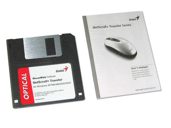 Mouse Óptico Genius NetScroll+Traveler, PS/2