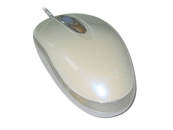 Mouse Óptico Genius NetScroll Traveler iRIS, Cambia de Color al azar, 2 botones y scroll, PS/2