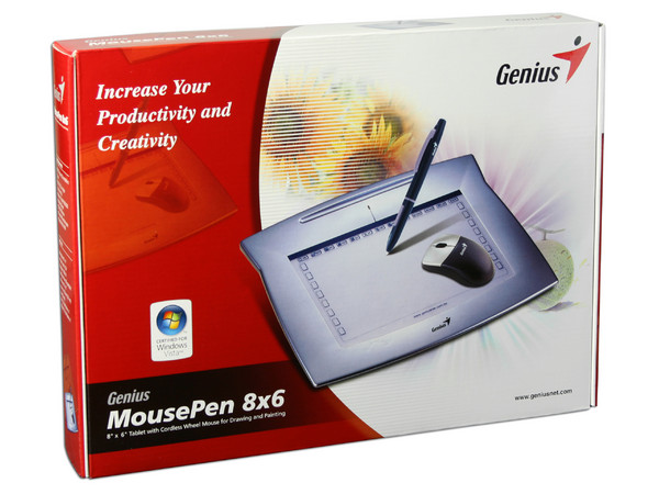 Tableta Gráfica Genius MousePen 8x6 con Mouse