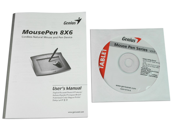 Tableta Gráfica Genius MousePen 8x6 con Mouse