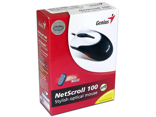Mouse Óptico Genius NetScroll 100, PS/2