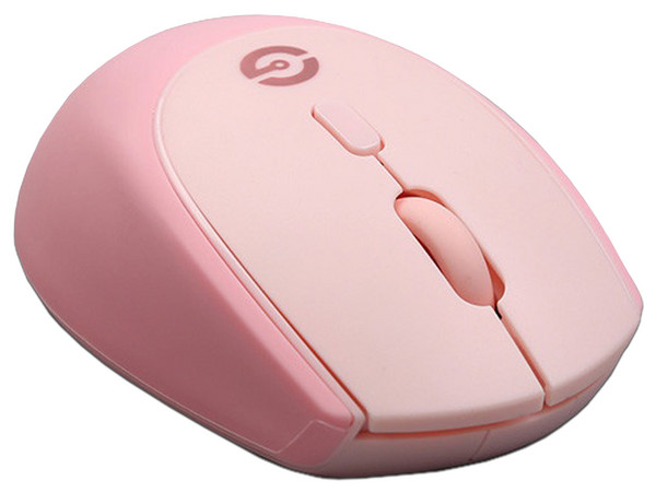Mouse Óptico Inalámbrico Getttech GAC-24404P, USB. Color Rosa.