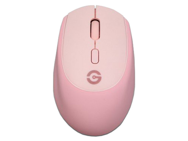 Mouse Óptico Inalámbrico Getttech GAC-24404P, USB. Color Rosa.