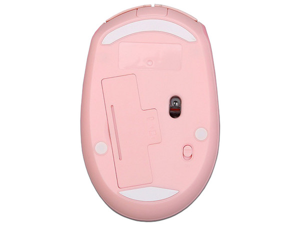 Mouse Óptico Inalámbrico Getttech GAC-24404P, USB. Color Rosa.