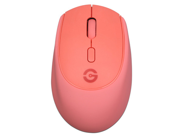 Mouse Óptico Inalámbrico Getttech GAC-24405R, 1600 dpi, USB, Color Rojo.
