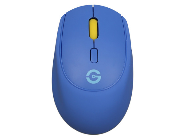 Mouse Óptico Inalámbrico Getttech GAC-24406B, USB. Color Azul.