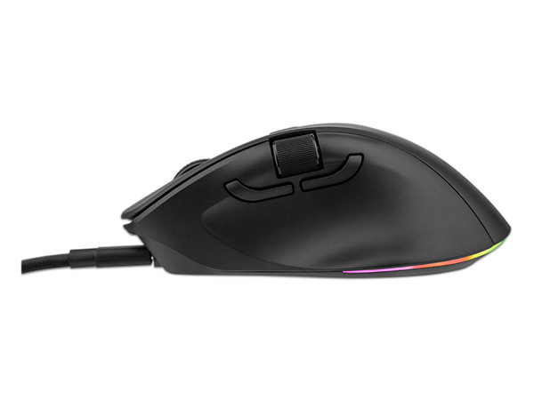 Mouse Gamer Getttech GGM-RGBTR-01, Inalámbrico, Receptor USB, hasta 6400DPI, Color Negro.