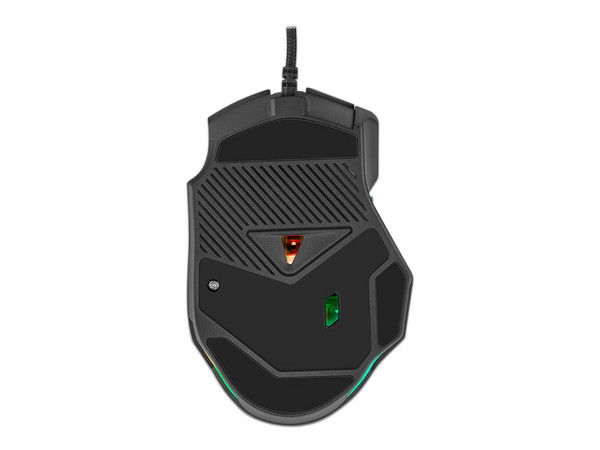Mouse Gamer Getttech, hasta 7200DPI, 8 Botones, USB. Color Negro.