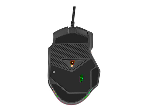 Mouse Óptico Alámbrico Gettech Gaming, hasta 7200 dpi, USB. Color Rojo.
