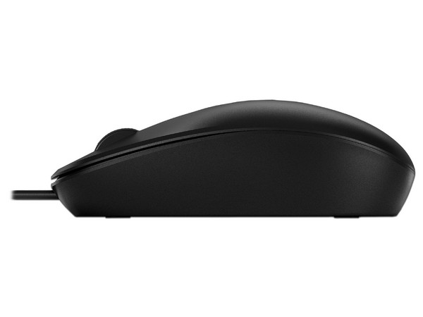 Mouse Óptico Alámbrico HP 125, 3 Botónes, hasta 1200PPP, USB, Cable de 1.8m. Color Negro.