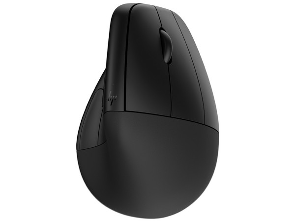 Mouse Inalámbrico Ergonómico HP 925, 6 Botones, Receptor USB, Color Negro