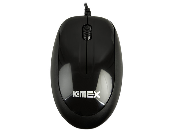 Mouse KMEX K033 Óptico, USB. Color Negro