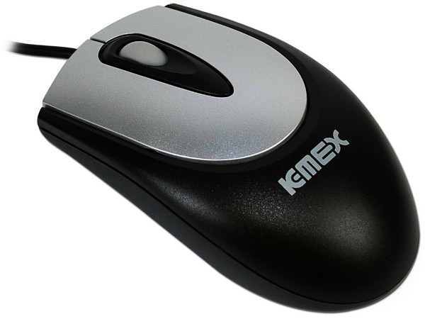 Mouse K-MEX Óptico, PS/2. Color Negro   