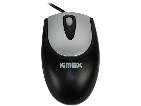 Mouse K-MEX Óptico, PS/2. Color Negro   