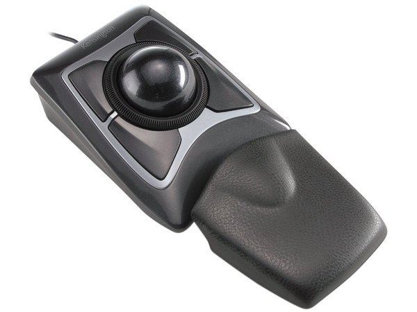 Mouse Óptico Kensington Trackball Expert K64325, USB, Color Negro.