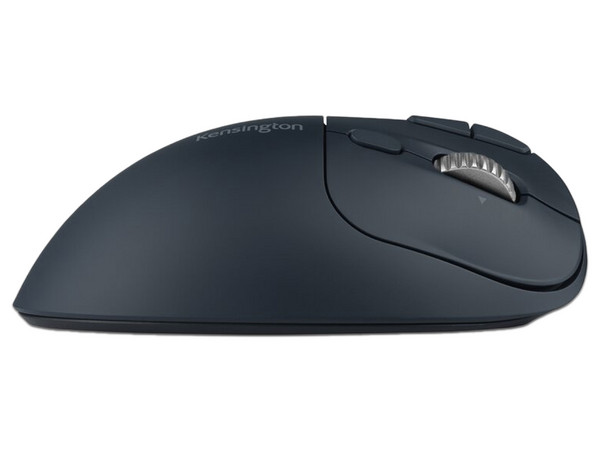 Mouse Kensington TB550 inalámbrico, Trackball, control con pulgar, recargable, diseño ergonómico, color negro. Conectividad Bluetooth y USB.