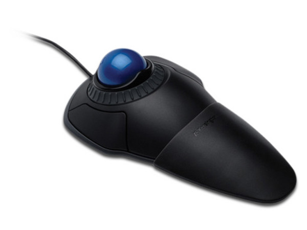 Mouse Óptico Kensington Orbit Trackball. Color Negro/Azul.