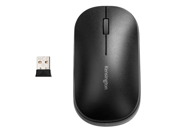 Mouse Inalámbrico Kensington SureTrack, hasta 2400 dpi, Bluetooth 5.0, Receptor USB. Color Negro.