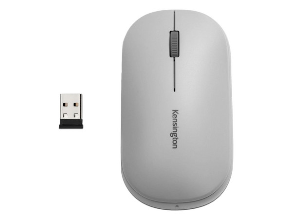 Mouse Inalámbrico Kensington SureTrack, hasta 2400 dpi, Bluetooth 5.0, Receptor USB. Color Gris.