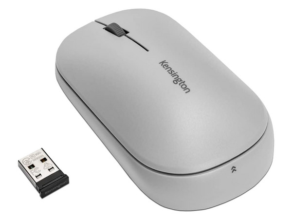 Mouse Inalámbrico Kensington SureTrack, hasta 2400 dpi, Bluetooth 5.0, Receptor USB. Color Gris.