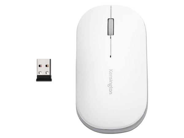 Mouse Inalámbrico Kensington SureTrack, hasta 2400 dpi, Bluetooth 5.0, Receptor USB. Color Blanco.