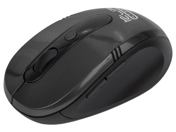 Mouse óptico inalámbrico Klip Xtreme KMW-330BK, USB. Color Negro.